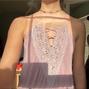 American Eagle Soft & Sexy Lace Up RARE ROSE COLOR